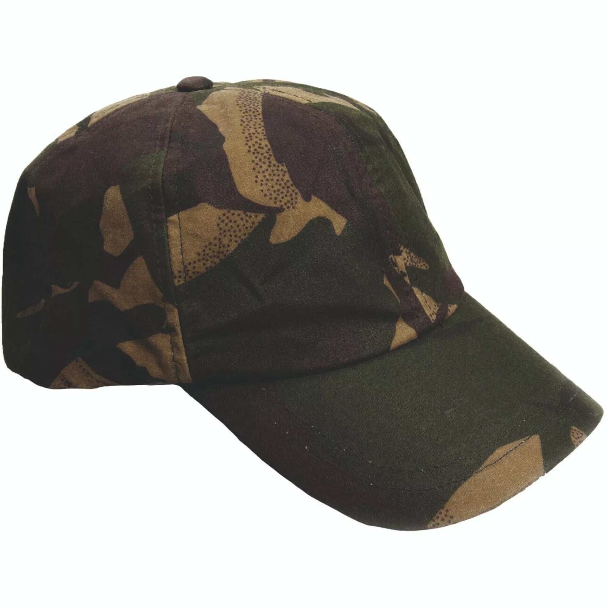 Unisex camo wax cotton waterproof cap rainproof country style